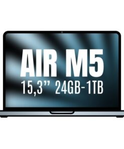 Apple macbook air 15,3"/ m5 10-core cpu/ 24gb/ 1tb ssd/ 10-core gpu/ azul