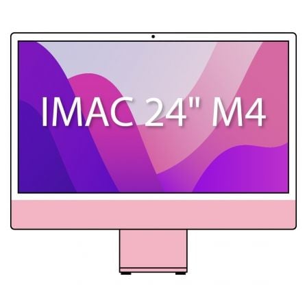 Apple imac 24" retina 4,5k / m4 10-core cpu/ 16gb/ 512gb ssd/ 10-core gpu/ rosa