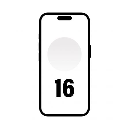 Smartphone apple iphone 16 128gb/ 6.1"/ 5g/ blanco