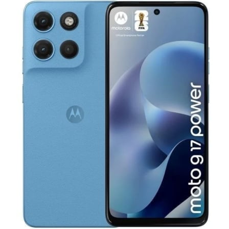 Smartphone motorola moto g17 power 4gb/ 256gb/ 6.72"/ azul claro