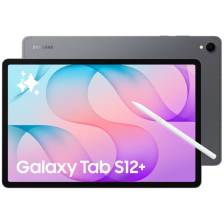 Tablet samsung galaxy tab s12+ 12.6"/ 12gb/ 256gb/ octacore/ 5g/ gris/ incluye s-pen